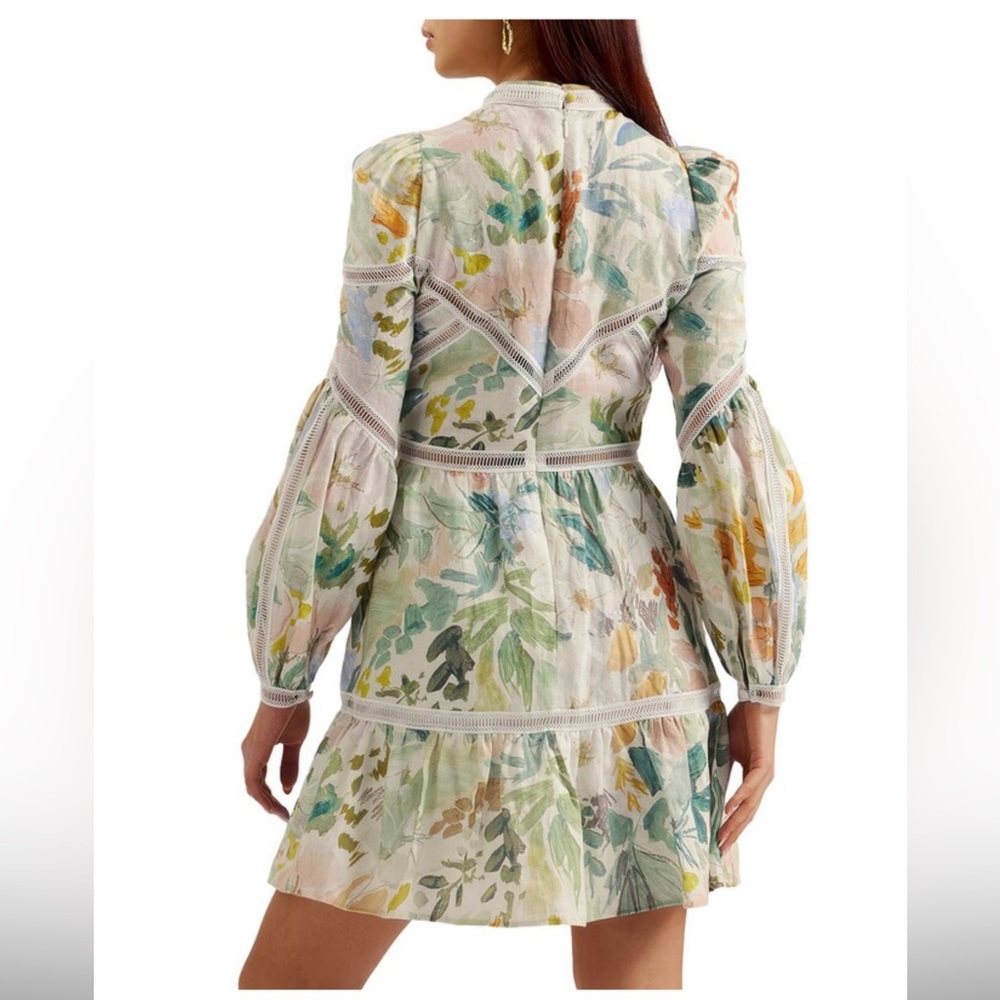 Ted Baker Multicolor Floral Long Sleeve Dress - Picture 3 of 7
